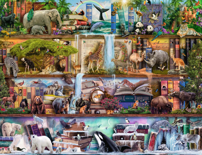 Puzzle Ravensburger Świat zwierząt 2000 elementów (4005556166527)