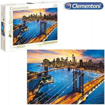 Puzzle Clementoni Nowy Jork 3000 elementów (8005125335466 )