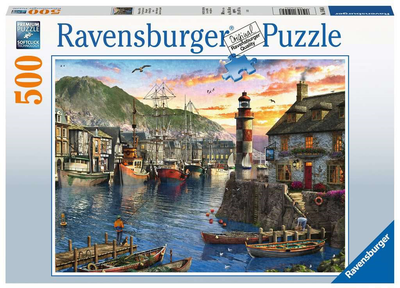 Puzzle Ravensburger Poranek w porcie 500 elementów (4005556150458)