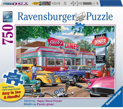 Puzzle Ravensburger Dla seniorów Jadłodajnia 750 elementów (4005556199389)
