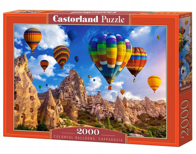 Puzzle Castor Kolorowe balony Kapadocja 2000 elementów (5904438200900)