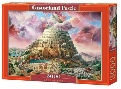 Puzzle Castor Wieża Babel 3000 elementów (5904438300563)