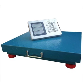 Торговые весы с усиленной платформой ACS KitchenTech Wi-Fi 200кг 30*40см Синий