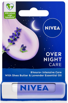 Pielęgnująca pomadka do ust Nivea Overnight Care 4.8 g (4006000002507)