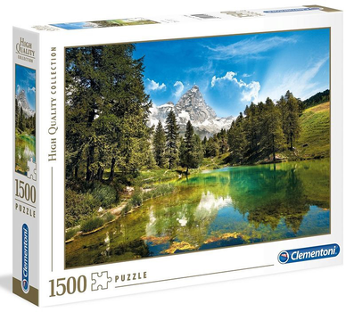 Puzzle Clementoni Blue lake 1500 elementów (8005125316809)