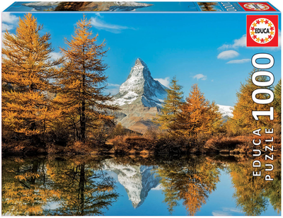 Puzzle Educa Góra Matterhorn jesienią 1000 elementów (8412668179738)