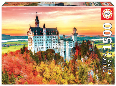 Puzzle Educa Jesień w Neuschwanstein Niemcy 1500 elementów (8412668190429)