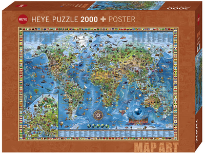 Puzzle Heye Wspaniały Świat 2000 elementów (4001689298463)
