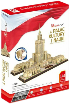 Puzzle 3D Cubic Fun Pałac Kultury i Nauki 144 elementy (6944588202248)