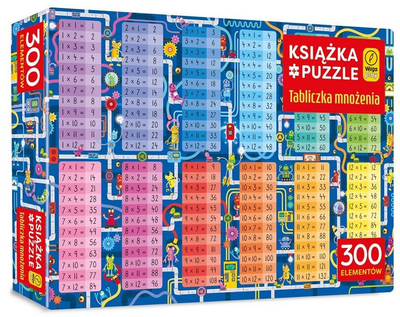 Puzzle Wilga Play Tabliczka Mnożenia 300 elementów (9788328098121)
