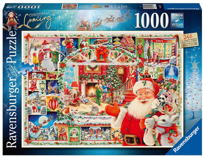 Пазл Ravensburger Усі ближче Різдво 1000 елементів (4005556165117)