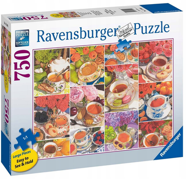 Puzzle Ravensburger Duży format Czas na herbatę 750 elementów (4005556171903)