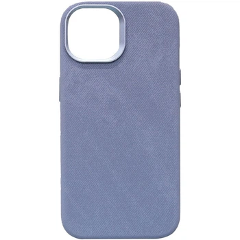 Чехол для Apple iPhone 14 Pro Max (6.7") Epik Denim Magsafe Series Light blue