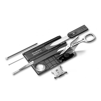 Нож Victorinox SwissCard Lite Transparent Black (0.7333.T3)