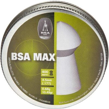 Кульки BSA Max 4,5 мм 400 шт/уп (756)