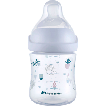 Пляшечка для годування Bebe Confort EMOTION PHYSIO Urban Garden, 150 мл (біла) (3102209110)