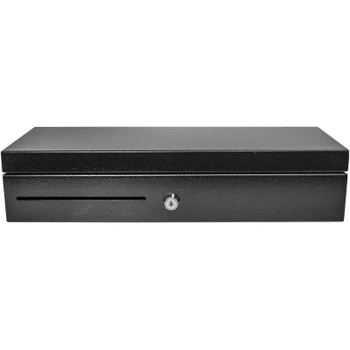 Денежный ящик HPC System HPC-460 FT (black 24V) без пластиковой крышки (12027)