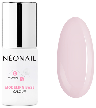 Baza hybrydowa NeoNail Modeling Base Calcium Basic Pink 7.2 ml (5903657878785)