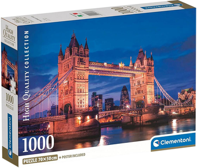 Puzzle Clementoni Compact Tower Bridge at Night 1000 elementów (8005125397723)