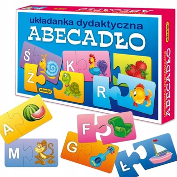 Puzzle Adamigo Abecadło 60 elementów (5902410003037)