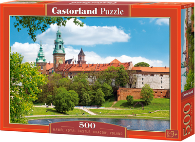 Puzzle Castor Zamek Wawel Kraków Polska 500 elementów (5904438053797)