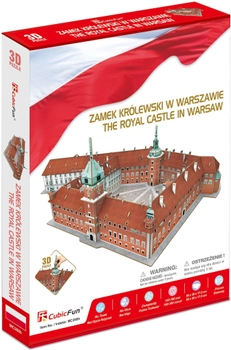 3D Пазл Cubic Fun Королівський замок у Варшаві 105 елементів (6944588202682)