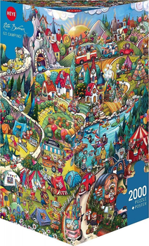 Puzzle Heye Aktywny weekend 2000 elementów (4001689299309)