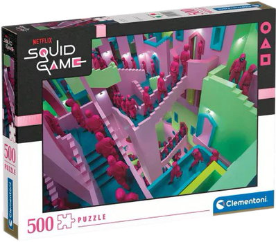 Пазл Clementoni Netflix Squid Game 500 елементів (8005125351305)