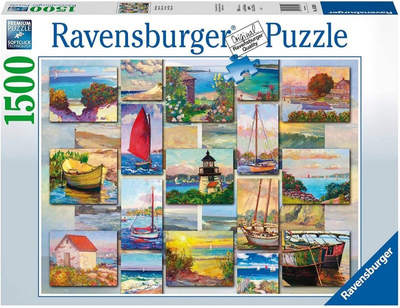 Puzzle Ravensburger Kolaż wybrzeża 1500 elementów (4005556168200)