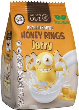 Сухий сніданок EkoWital Jerry Honey Rings з медом 375 г (5904954645445)