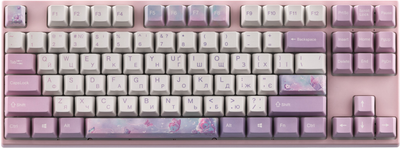 Клавіатура дротова Varmilo VEM87 Dreams On Board 87Key EC V2 Rose USB Pink (A33A030B0A3A17A028)