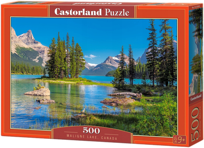 Puzzle Castor Jezioro Maligne Kanada 500 elementów (5904438053803)