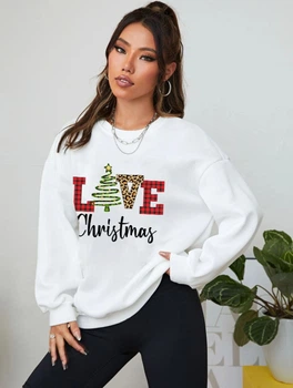 Fashions • Батник женский Love Christmas Fashions 50-52 белый (4192-фг)