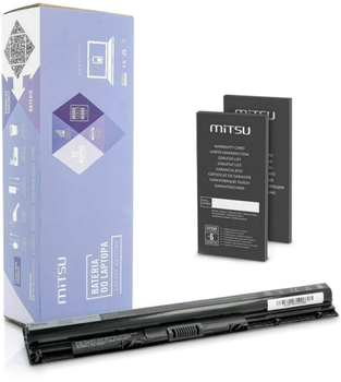 Акумулятор Mitsu для ноутбуків Dell Inspiron 15 3451 14.4-14.8V 2200 mAh (33 Wh) (DC/DE-15)