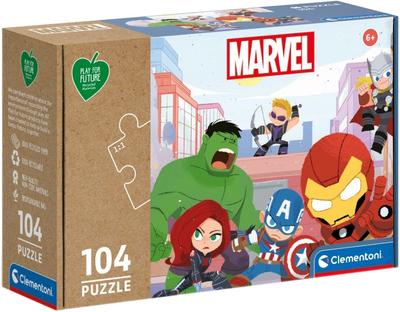 Puzzle Clementoni Play For Future Avengers 104 elementy (8005125275281)