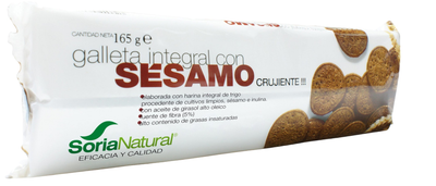Ciastko Soria Natural Integral Sesame 165 g (8422947060107)