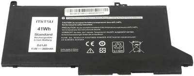 Bateria Mitsu do laptopów Dell Latitude E7390, E7490 11,4V 3600 mAh (41 Wh) (5BM724-BC/DE-E7390-11.4)