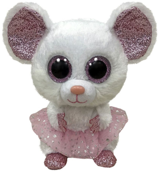 М'яка іграшка Meteor Ty Мишка біла балерина Nina 24 см (8421364886)