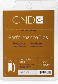 Профессиональные типсы CND Performance Tips 100 шт/уп (натуральные)