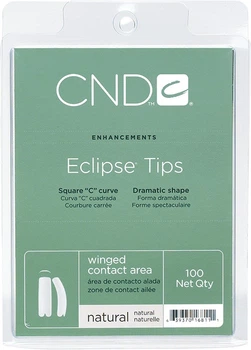 Профессиональные типсы CND Eclipse Tips 100 шт/уп (натуральные)