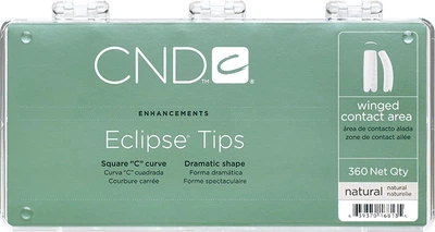 Профессиональные типсы CND Eclipse Tips 360 шт/уп (натуральные)