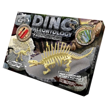 Детский набор для проведения раскопок "DINO PALEONTOLOGY" Danko Toys DP-01 (Dimetrodon)