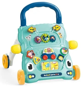 Игрушка-ходунки каталка с игровым центром WToys сортер, шестерни, свет, песни, сказки (47648774)(67127)