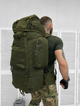 Рюкзак тактичний рамний Tactical Backpack Olive Elite 65 л