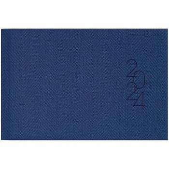 Щотижневик датований 2024 Brunnen Tweed А6 144 сторінок синій (73-755 32 304)