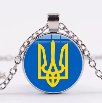 Патріотичний кулон медальйон підвіска Zhejiang із символікою України (21000654)