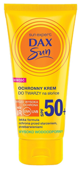 Krem ochronny do twarzy Dax Sun na słońce SPF 50+ 50 ml (5900525051196)