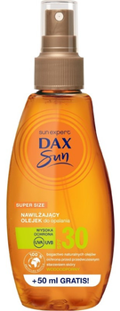 Зволожувальна водостійка олія для засмаги Dax Sun SPF 30 200 мл (5900525077707)