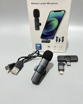 Универсальный беспроводной петличный микрофон для Android и Iphone Wireless Lavalier Microphone TYPE-C IOS