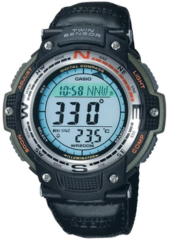 Часы наручные Casio SGW-100B-3V компас термометр подсветка